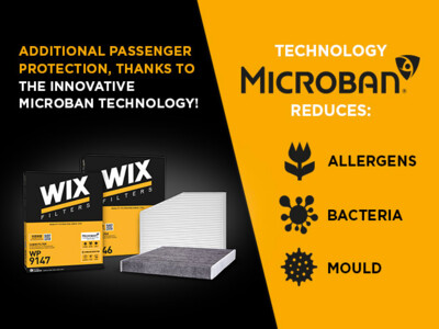 Additional passenger protection, thanks to the innovative MICROBAN technology!